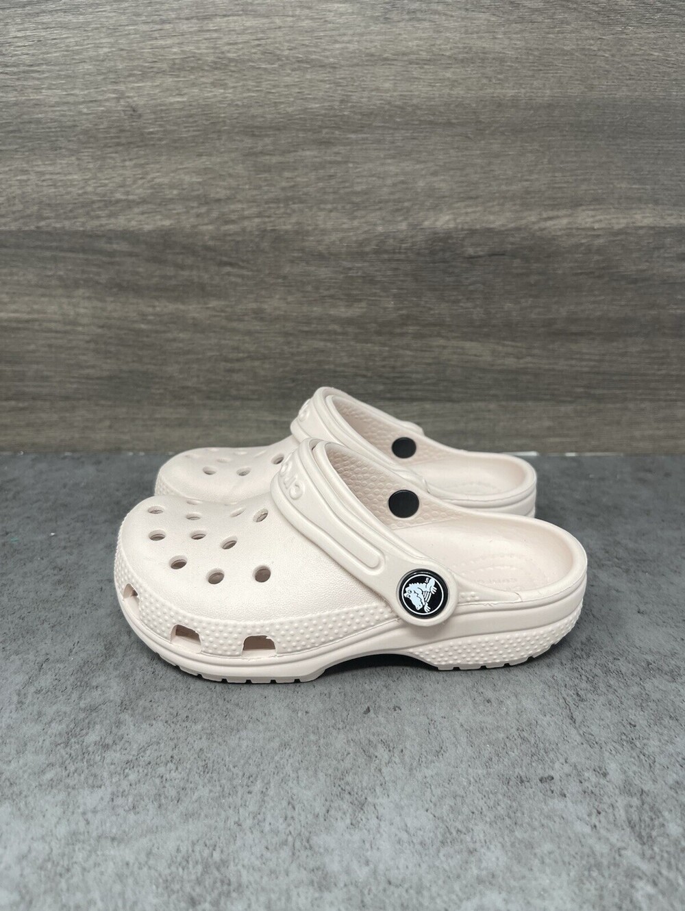 Crocs Classic Clog Pink Size 9 Toddler Kids Comfort Slip On Casual Shoes